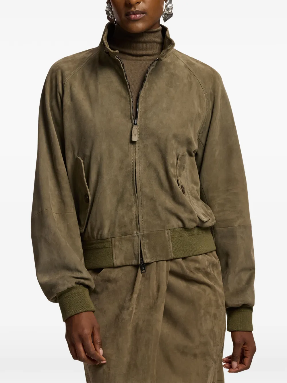 Ralph Lauren Collection Perrie suède jack Groen