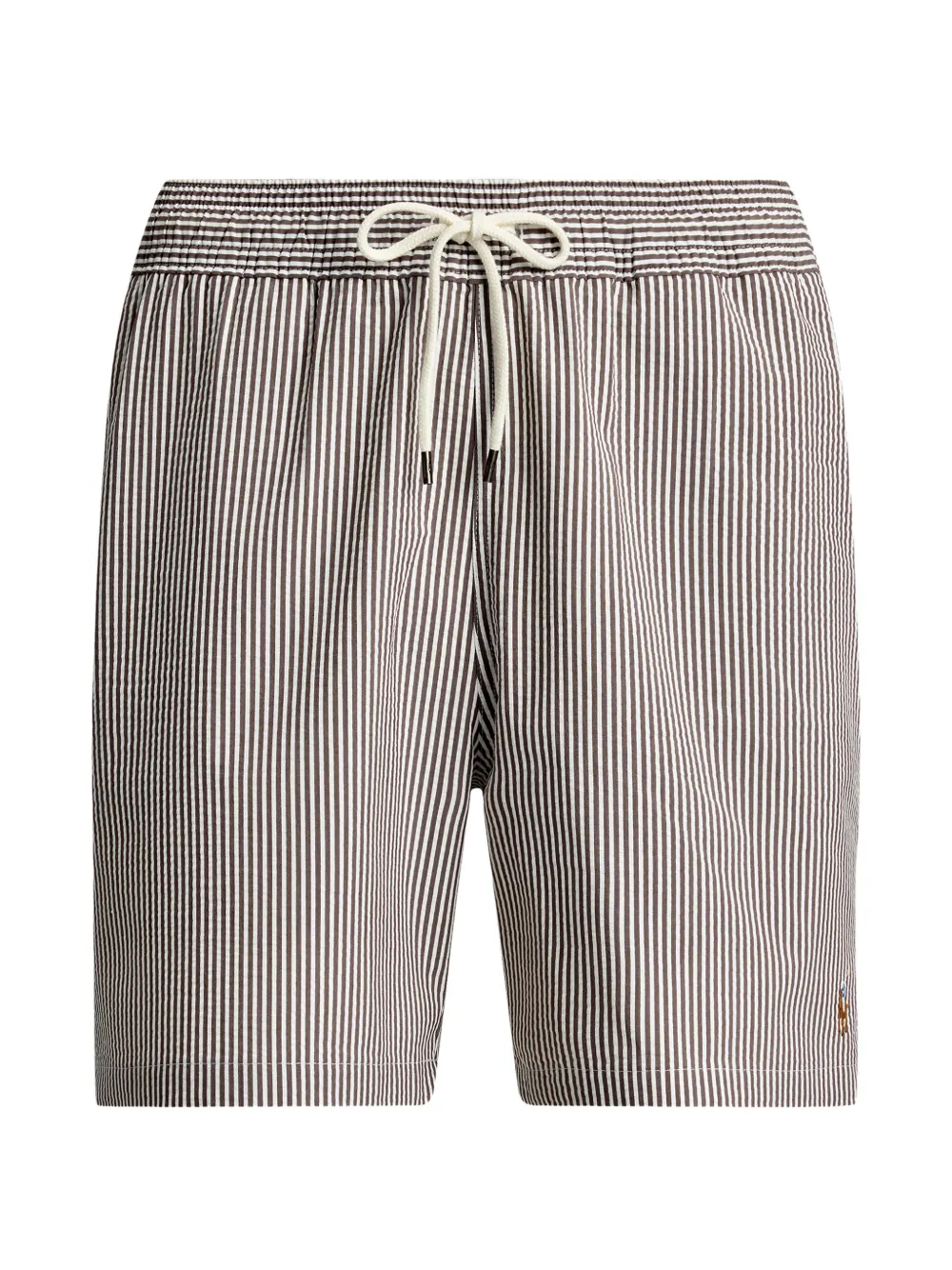 Polo Ralph Lauren striped-pattern swim shorts - Marrone
