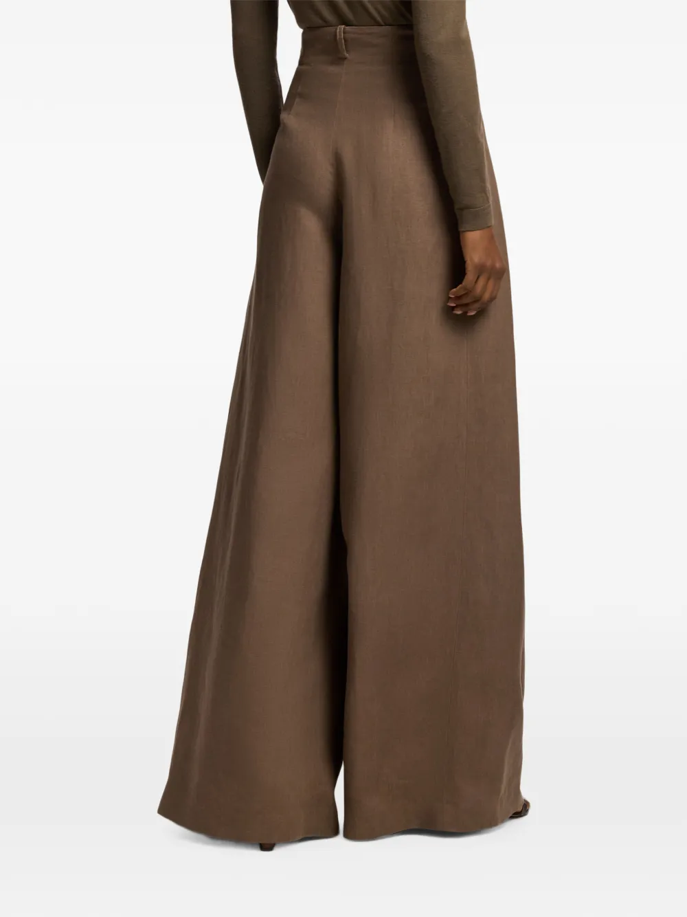 Ralph Lauren Collection pleated palazzo pants Bruin