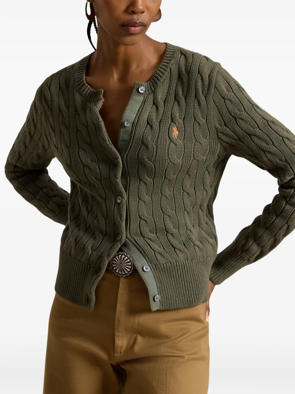 Polo Ralph Lauren Kabelgebreid vest Groen
