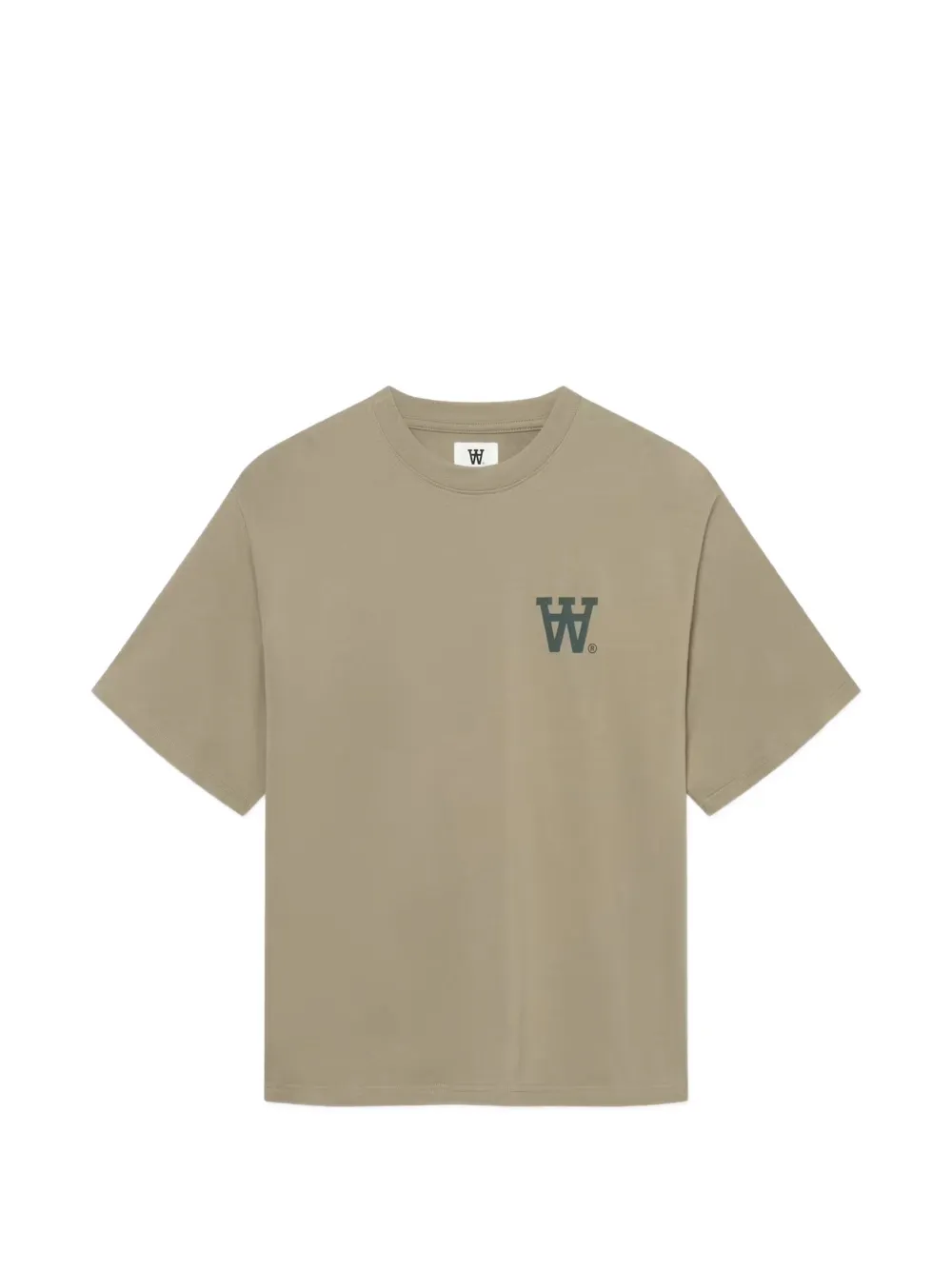 Wood Wood Liam logo-print T-shirt - Grün