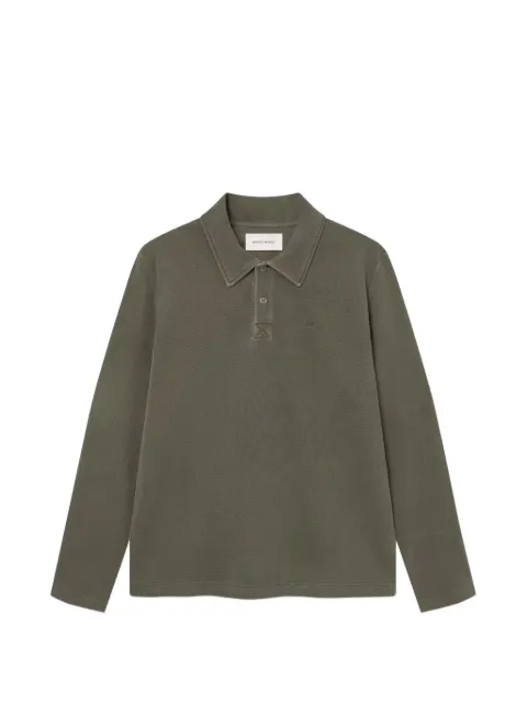 Wood Wood Thiago long-sleeve polo shirt