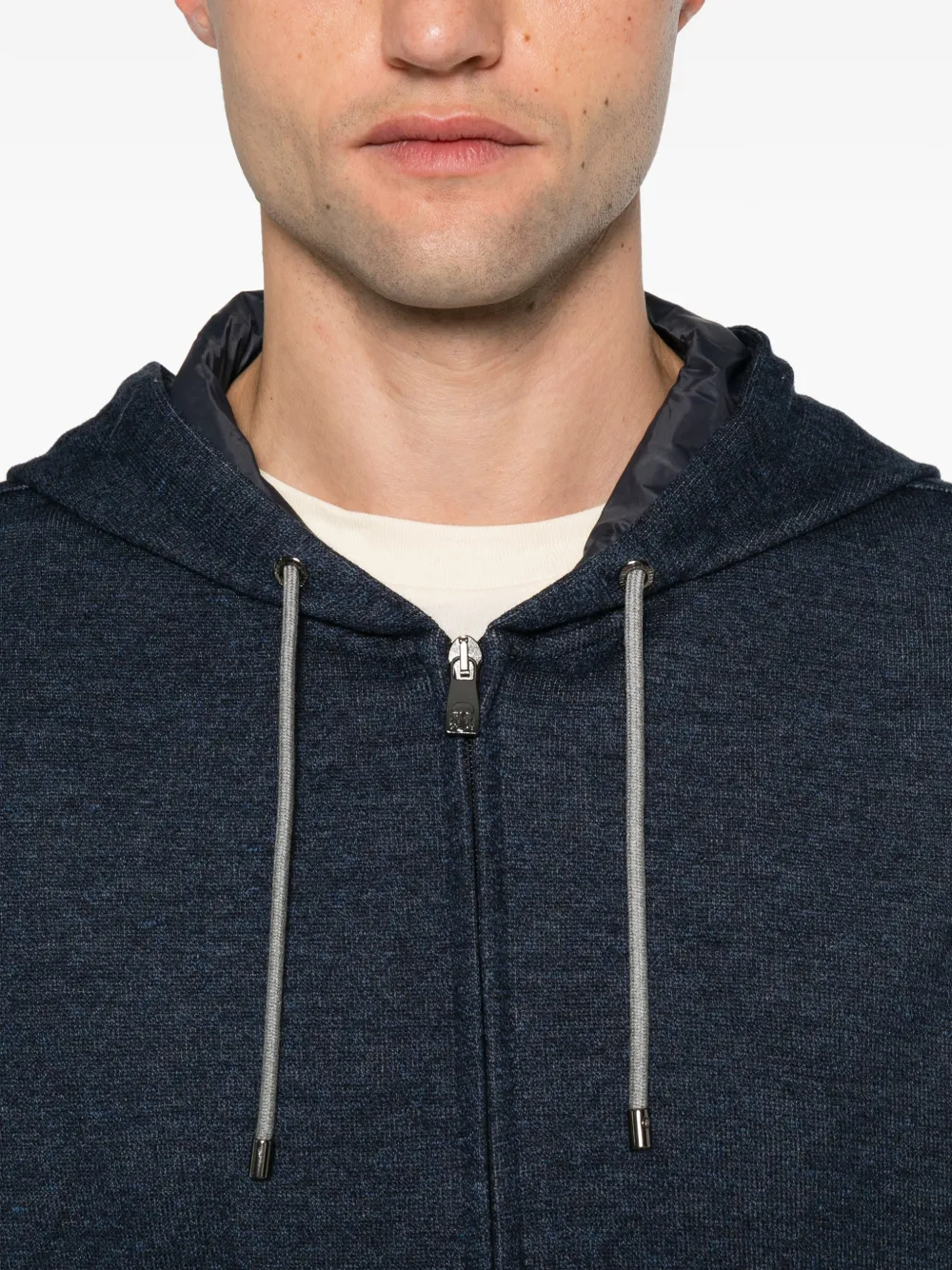 Corneliani Hoodie met rits Blauw