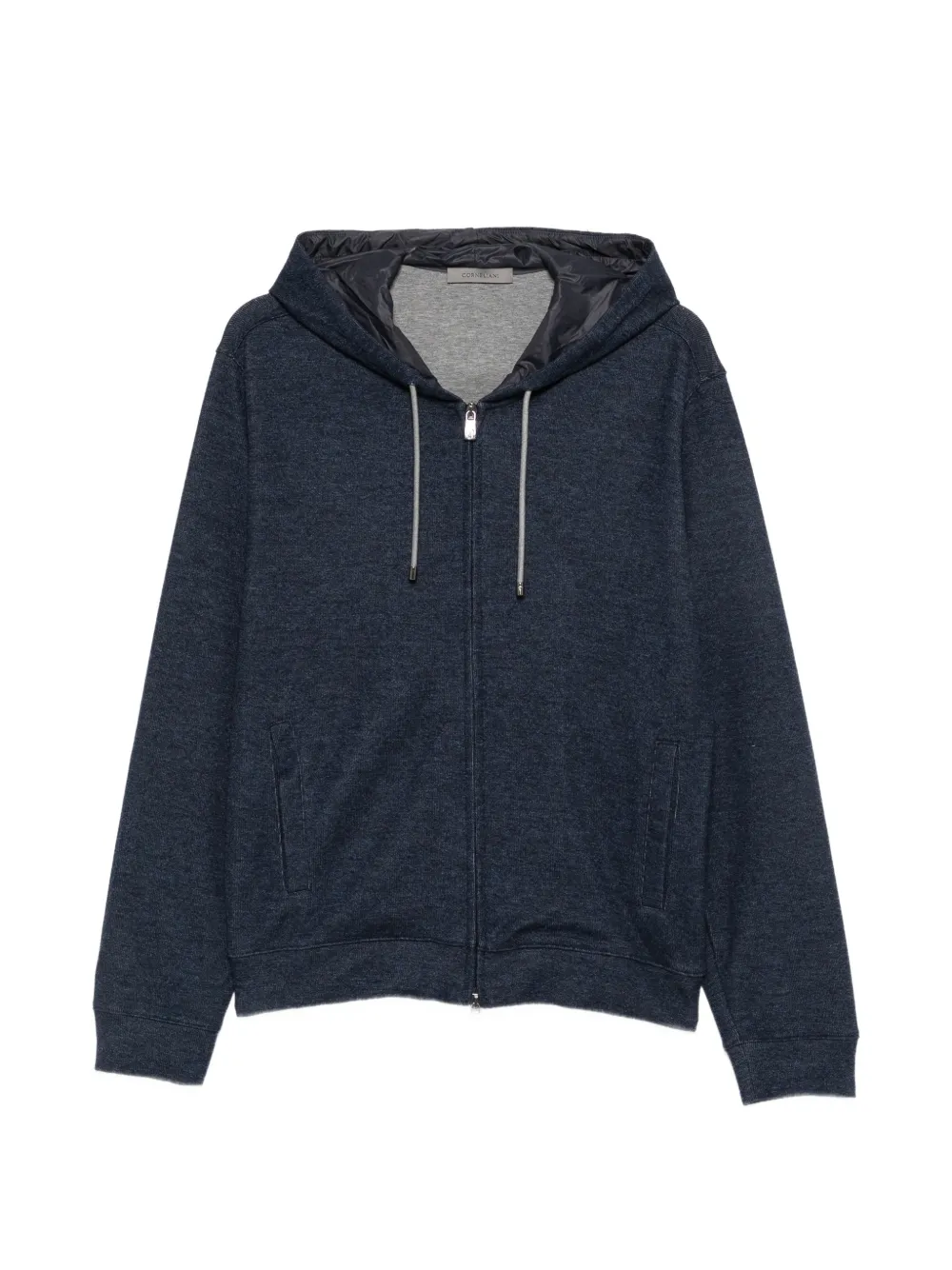Corneliani zip-fastening hoodie