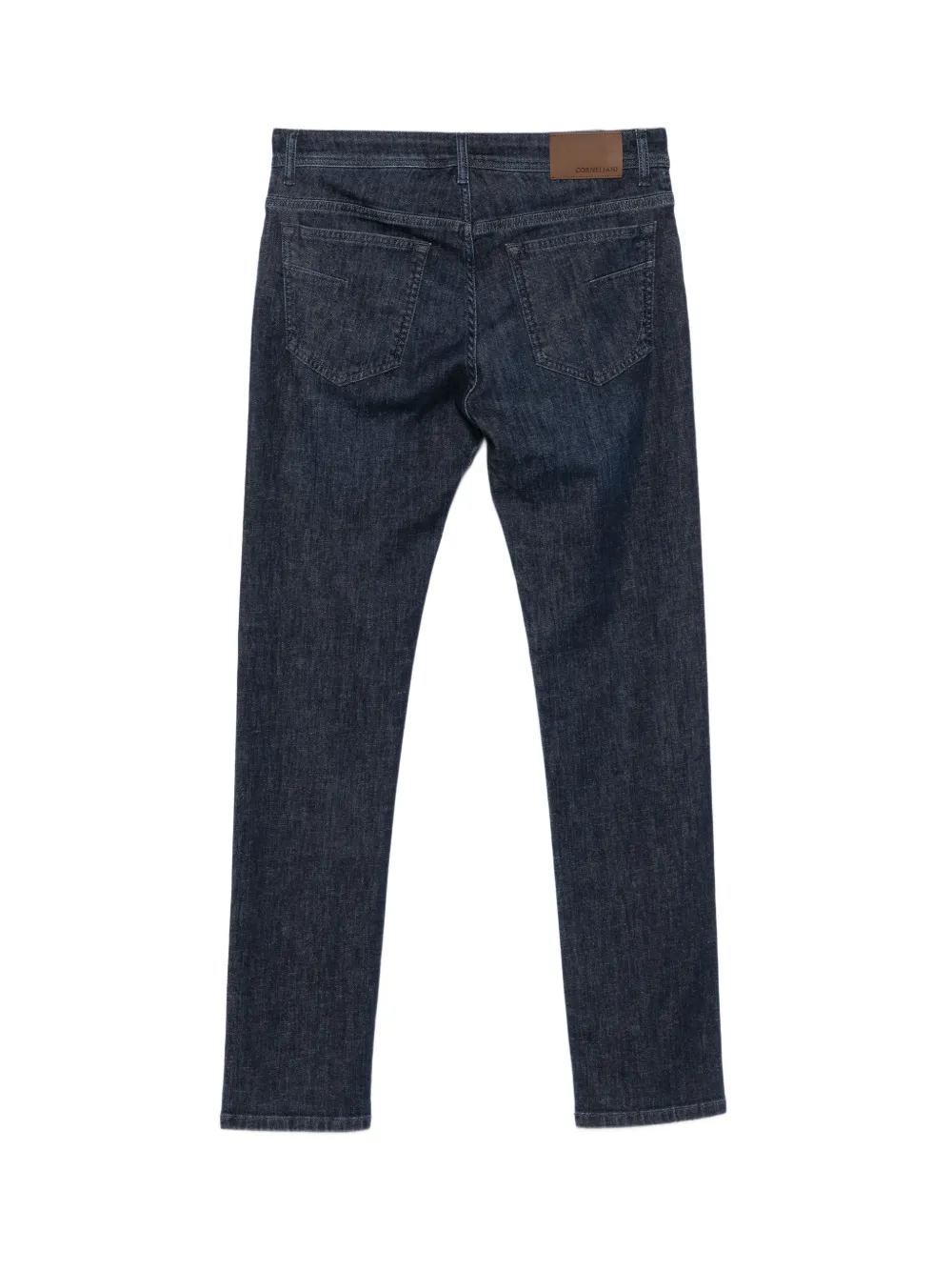 Corneliani Jeans met logopatch Blauw
