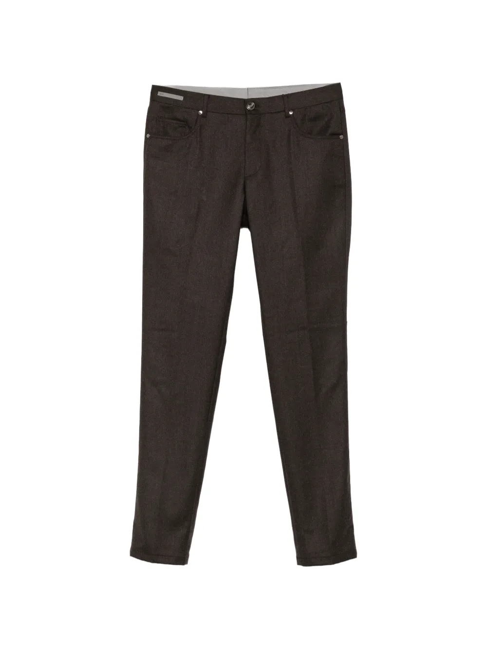Corneliani five-pocket slim-fit trousers
