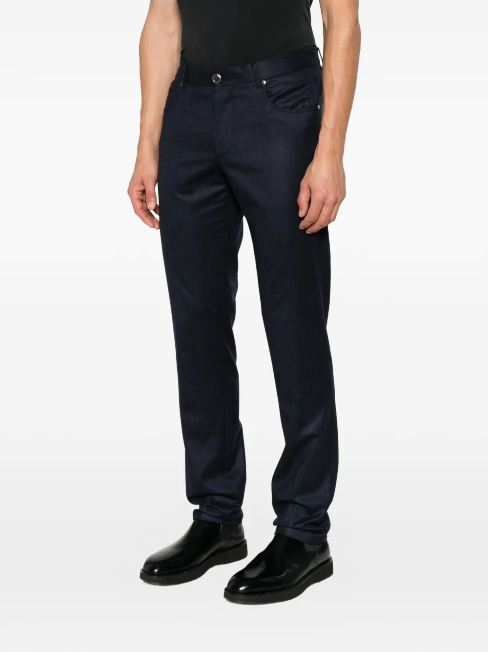 Corneliani Straight broek Blauw