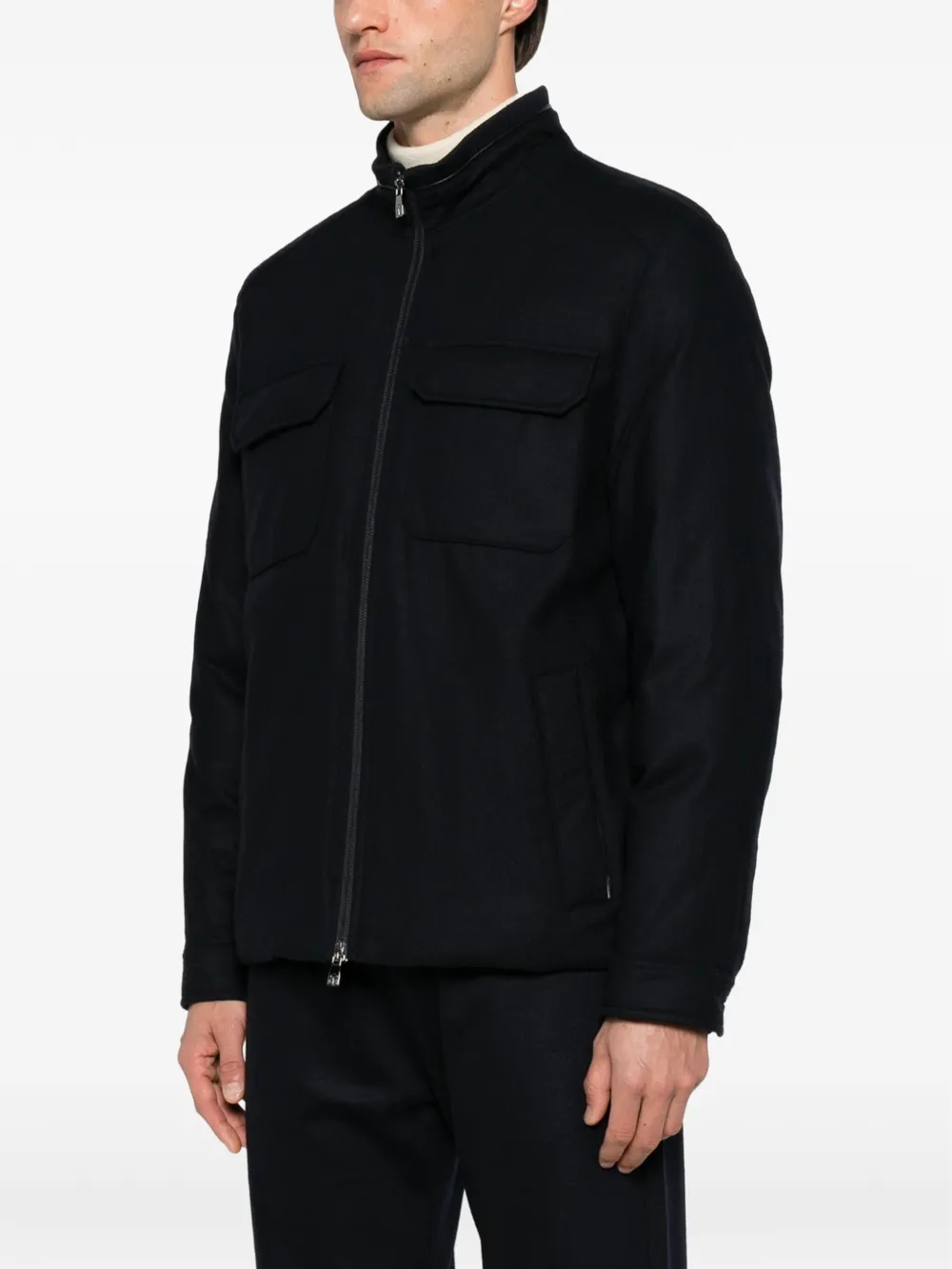 Corneliani Jack met klepzak Blauw