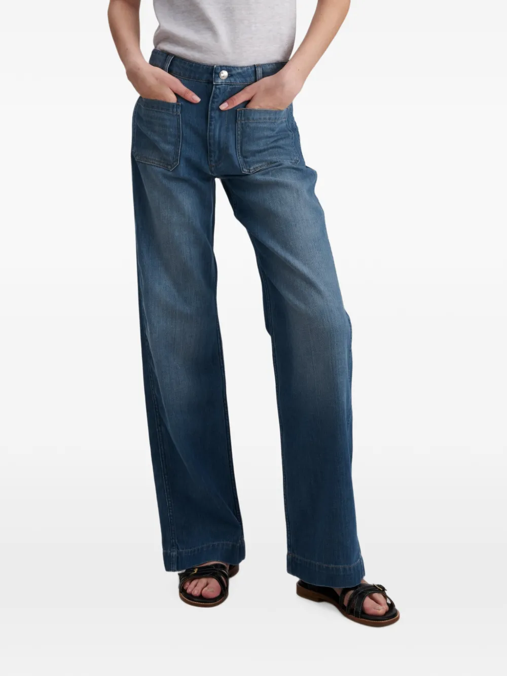 A.P.C. Straight jeans Blauw