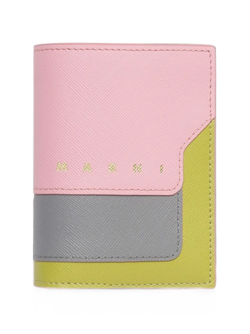 Marni Portemonnaie aus Saffiano-Leder - Rosa