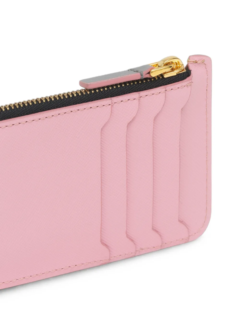 Marni Pasjeshouder van saffiano leer Roze