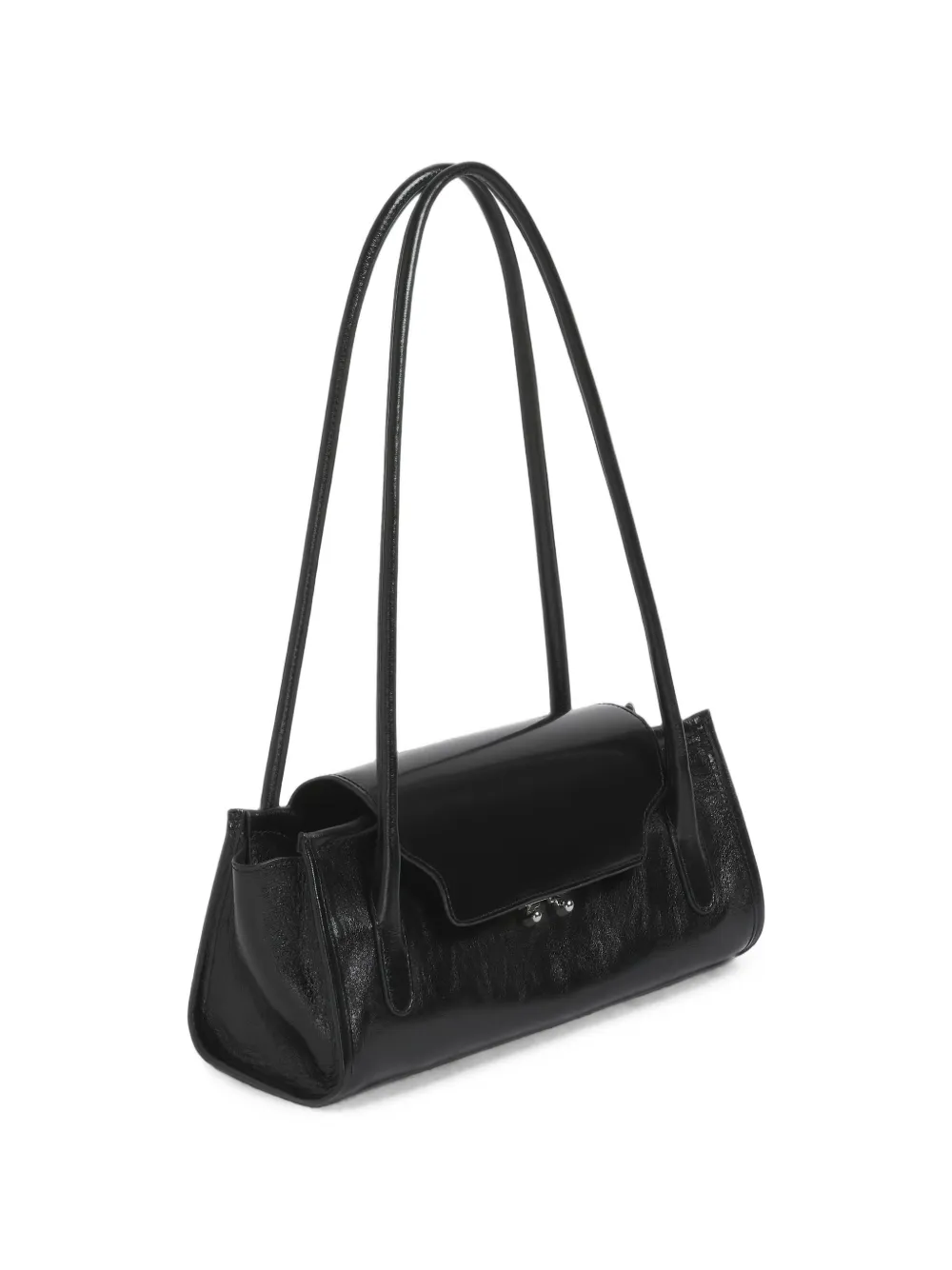 Marni Trunkette leren tas Zwart