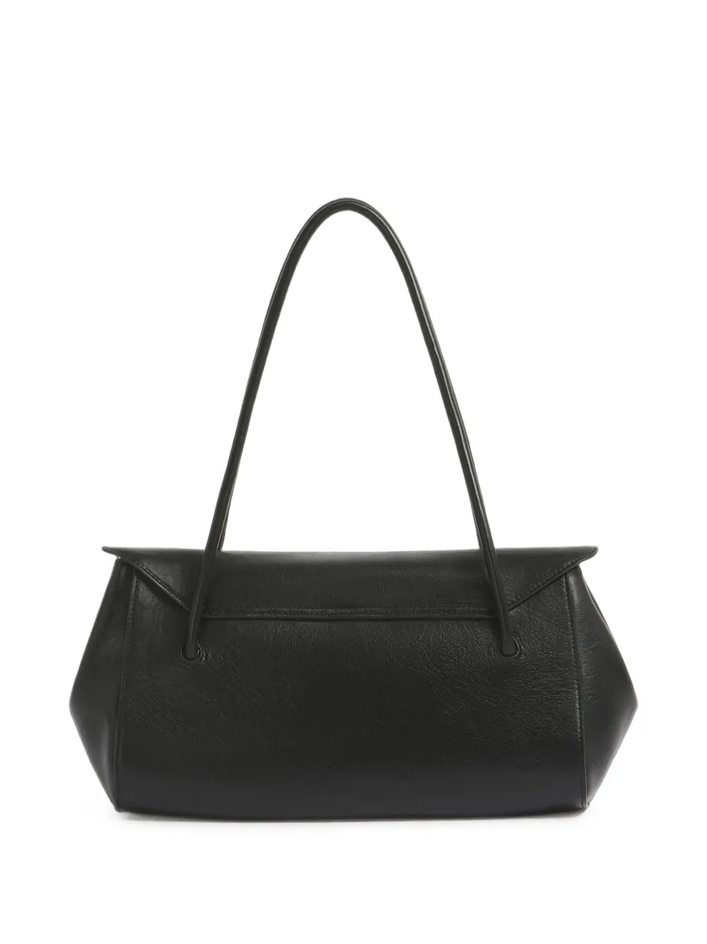 Marni Leren schoudertas met studs Zwart