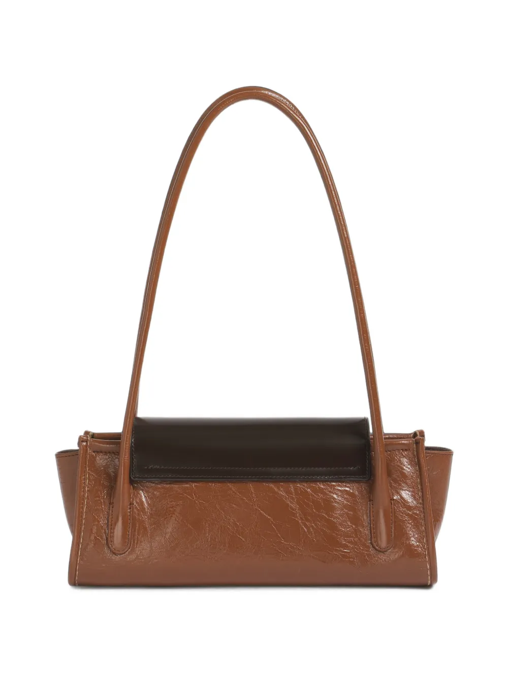 Marni brown and black leather Trunkette bag Bruin