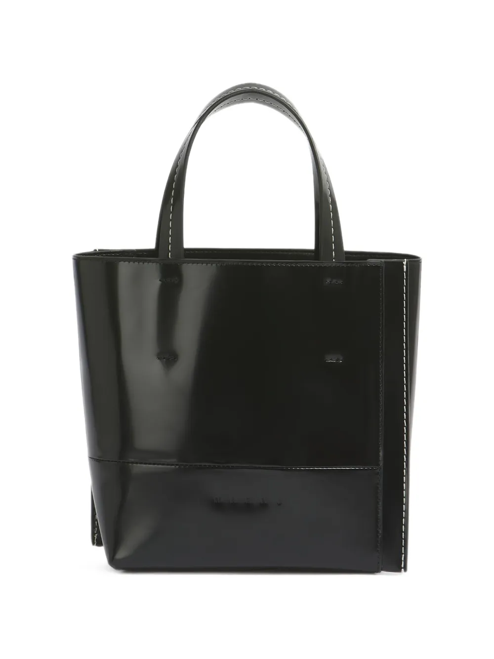 Marni small Museo Edge leather tote bag