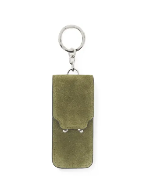 Marni llavero Trunk de gamuza con estuche para labial