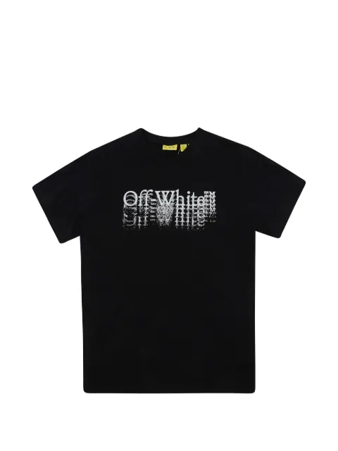 Off-White Kids Big Bookish logo-print cotton T-shirt