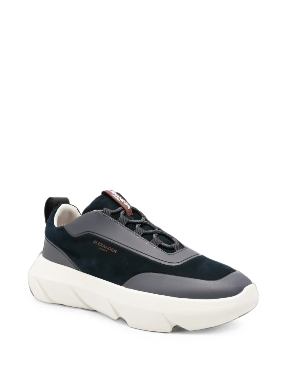 Alexander Smith Eclipse logo-print panelled sneakers Blauw