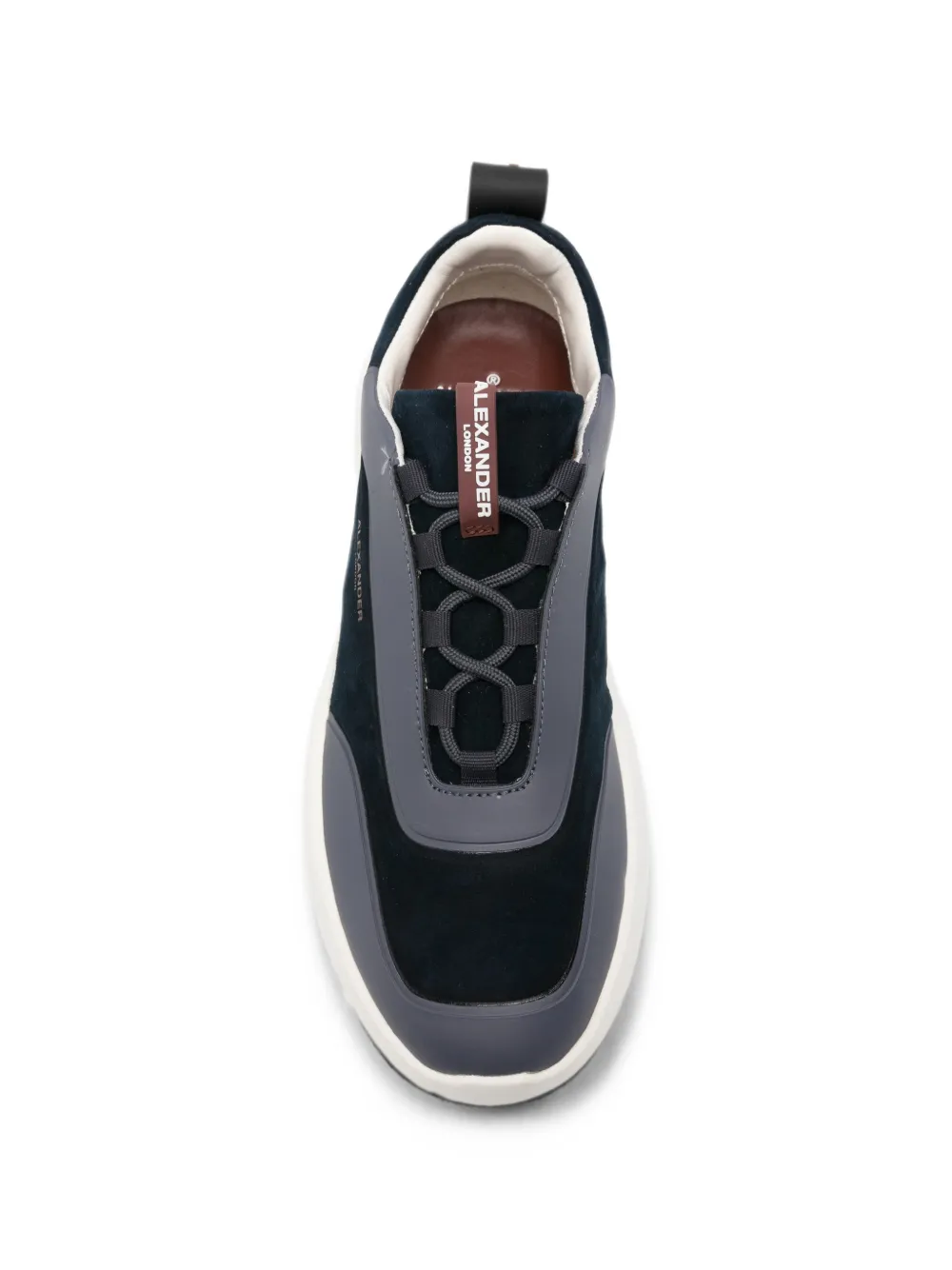 Alexander Smith Eclipse logo-print panelled sneakers Blauw