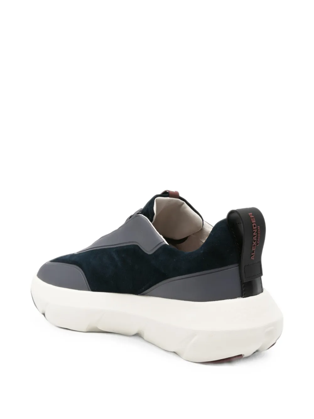 Alexander Smith Eclipse logo-print panelled sneakers Blauw