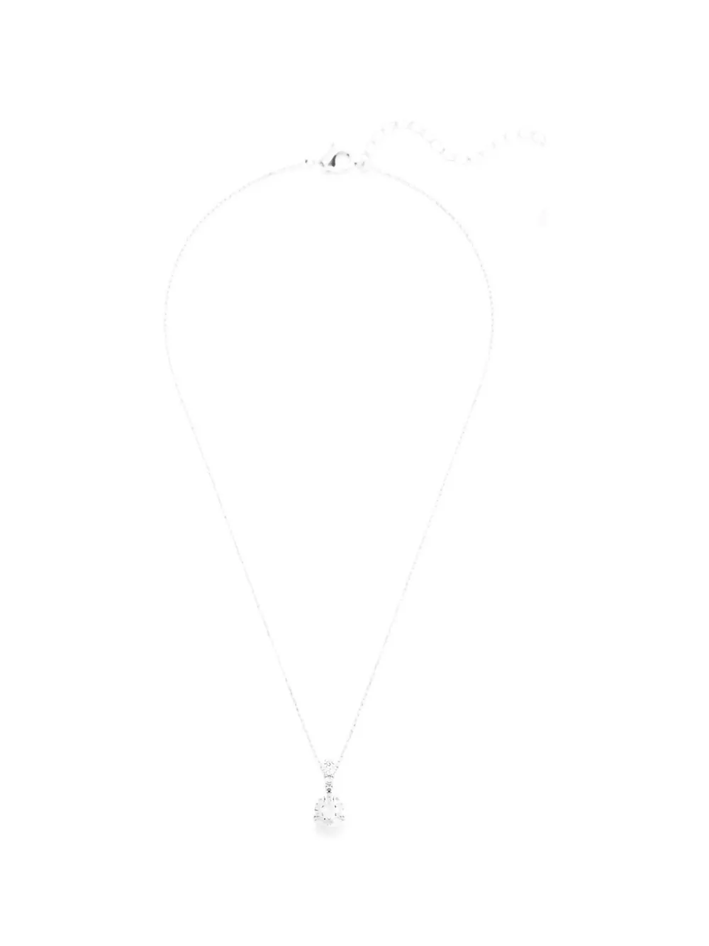 Swarovski Stilla crystal-pendant necklace - Argento