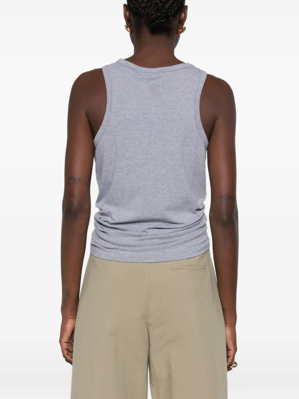 Magda Butrym rosette-detail tank top Grijs