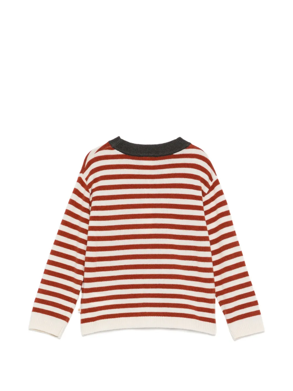 Bonton Pepito gestreepte trui Beige