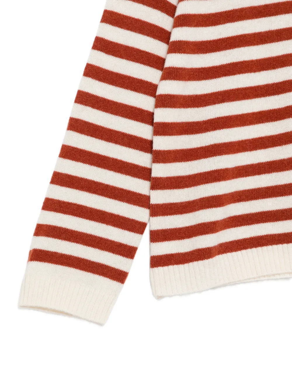 Bonton Pepito gestreepte trui Beige
