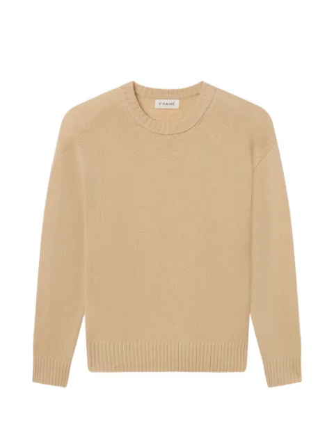 FRAME crew-neck dropped-shoulder sweater