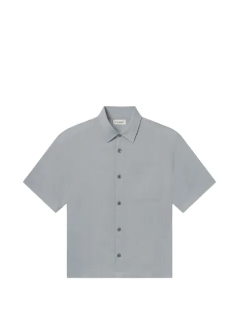 FRAME short-sleeved chest-pocket shirt