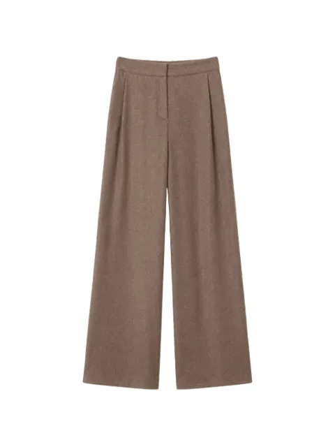 Dusan flannel wide-leg tailored trousers
