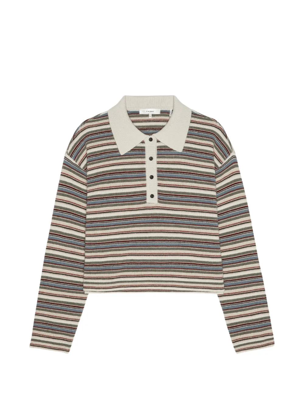 FRAME Camicia a righe - Toni neutri