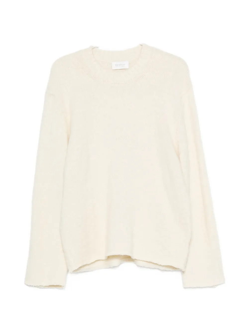 Diana Studio Crew-neck Knitted Sweater In Neutrals