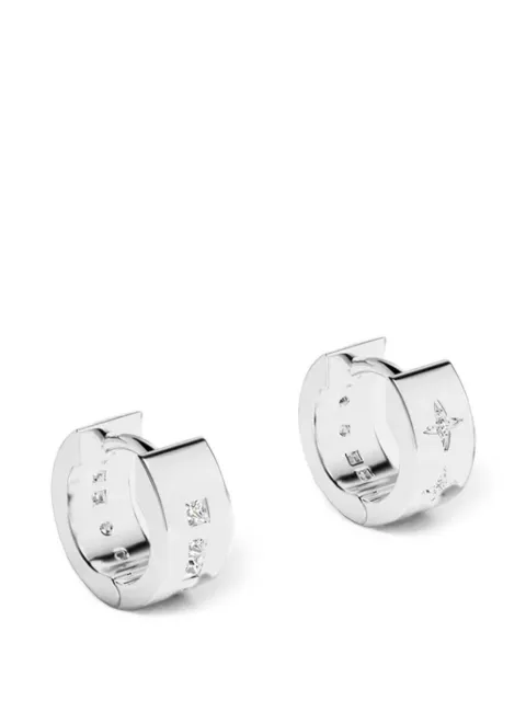 APM Monaco Love hoop earrings