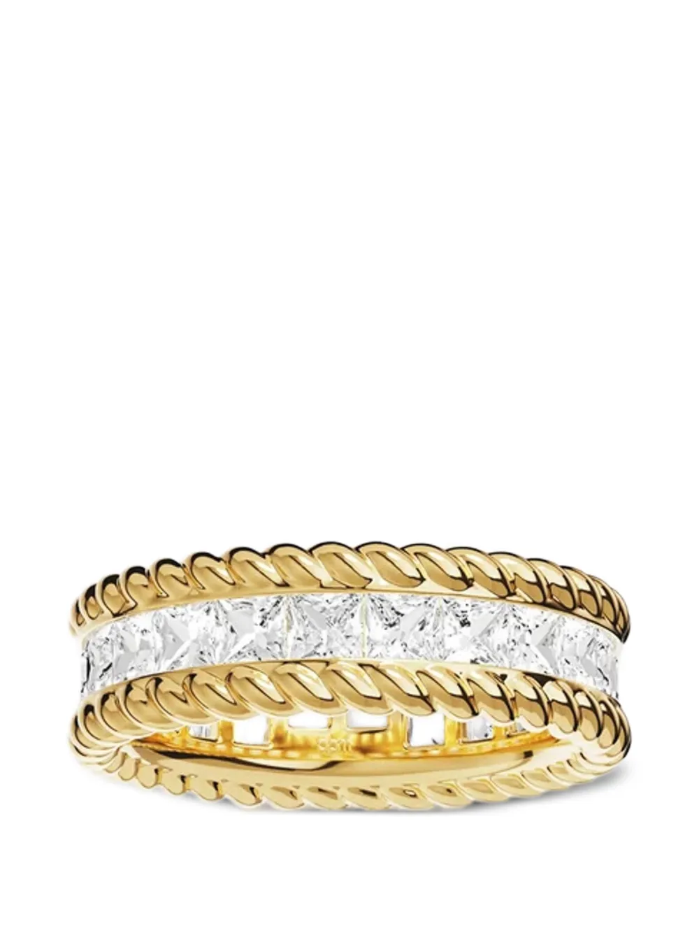 APM Monaco Cordage twisted-band ring