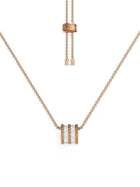 APM Monaco Cordage crystal-embellished necklace