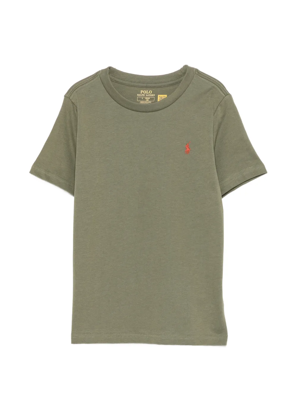 POLO RALPH LAUREN KIDS Polo Pony embroidered T-shirt - Verde