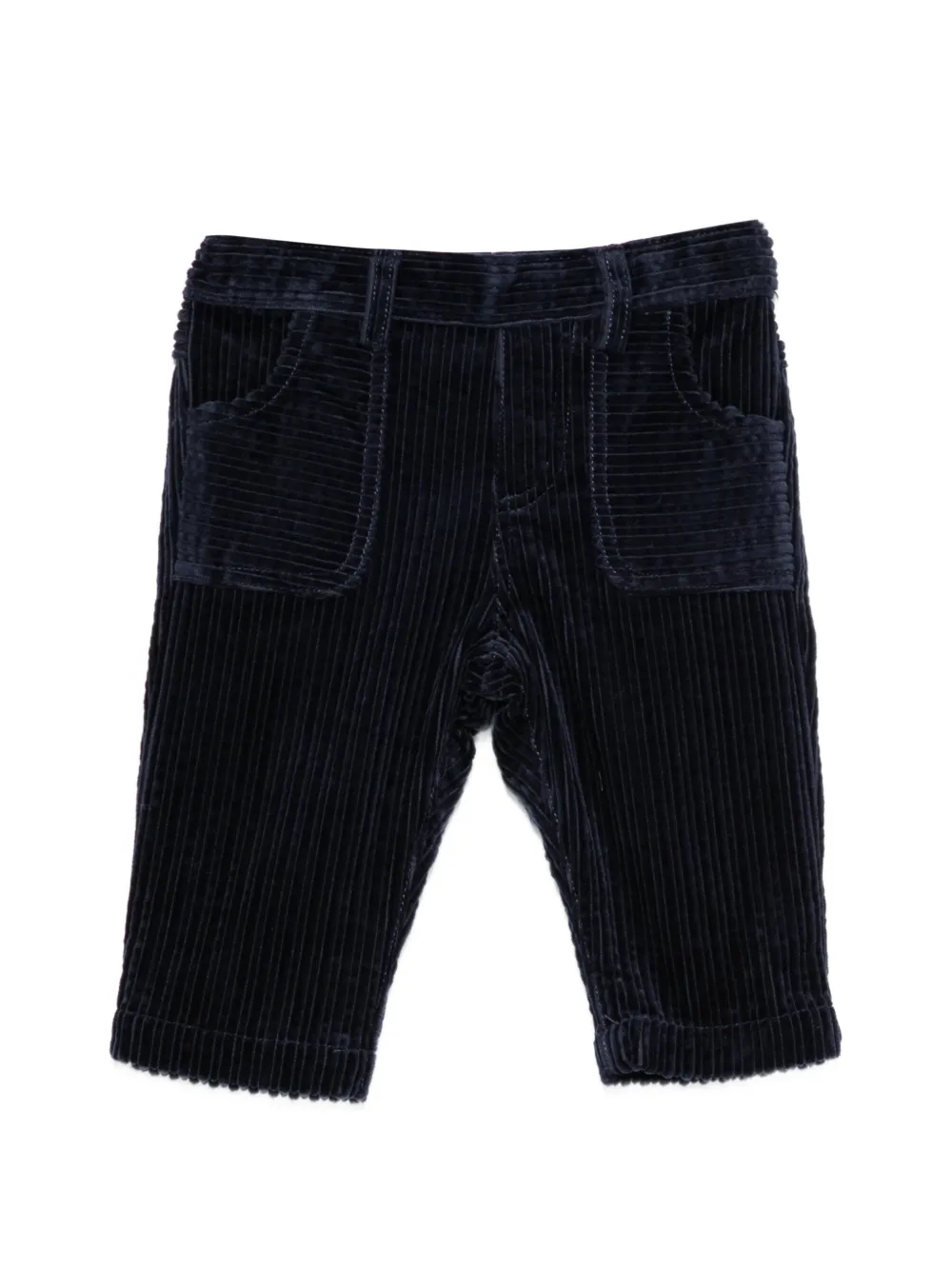 Tartine Et Chocolat corduroy-texture trousers - Blu