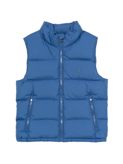 POLO RALPH LAUREN KIDS Pony-motif puffer gilet