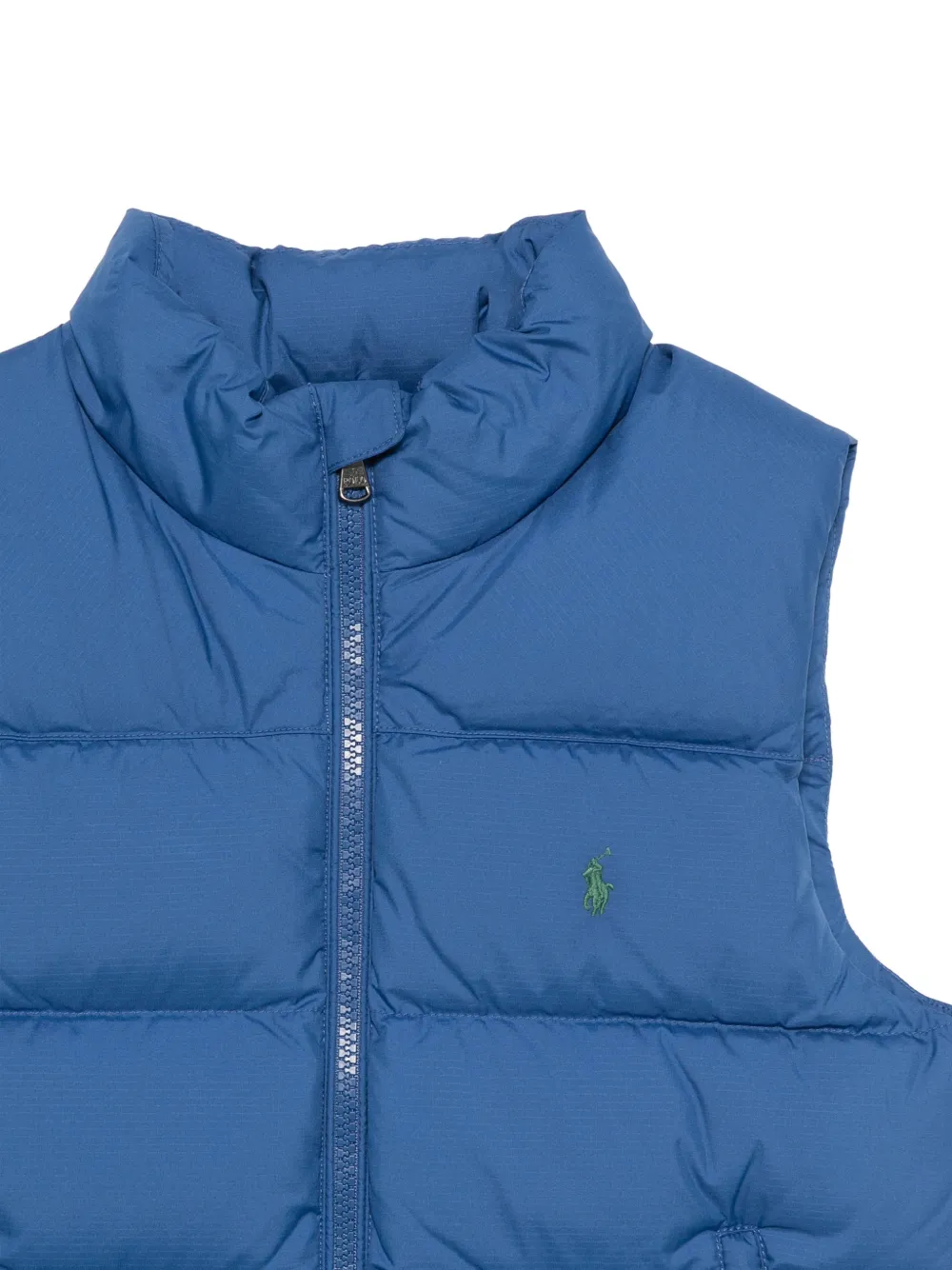 POLO RALPH LAUREN KIDS Gewatteerde bodywarmer met Pony-patroon Blauw