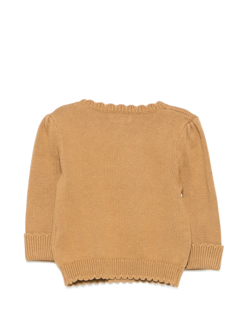 POLO RALPH LAUREN KIDS Polo Bear intarsia-knit sweater Beige