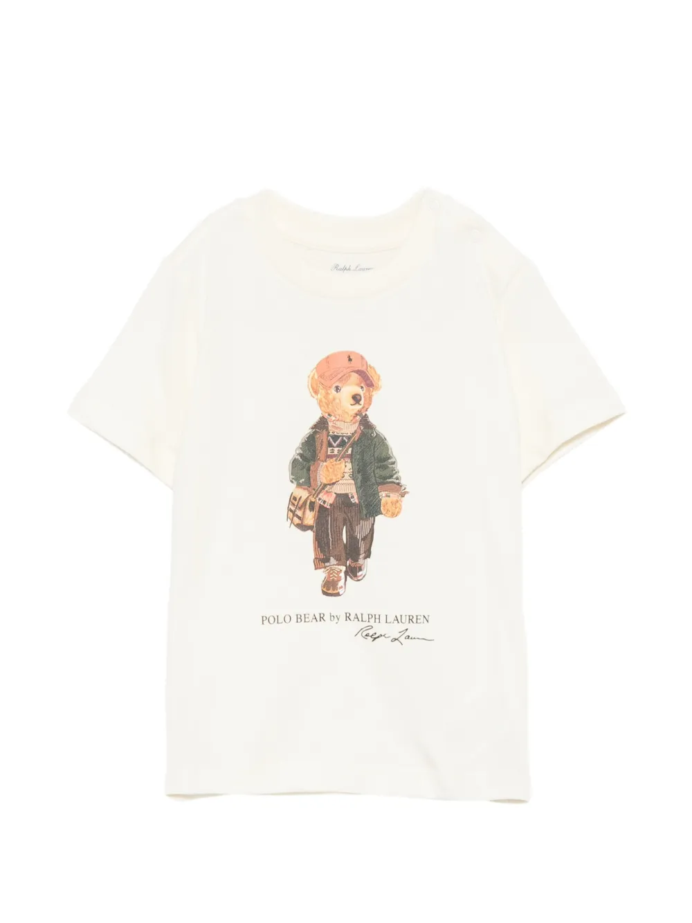 POLO RALPH LAUREN KIDS Polo Bear T-shirt - Toni neutri