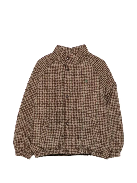POLO RALPH LAUREN KIDS houndstooth-pattern jacket