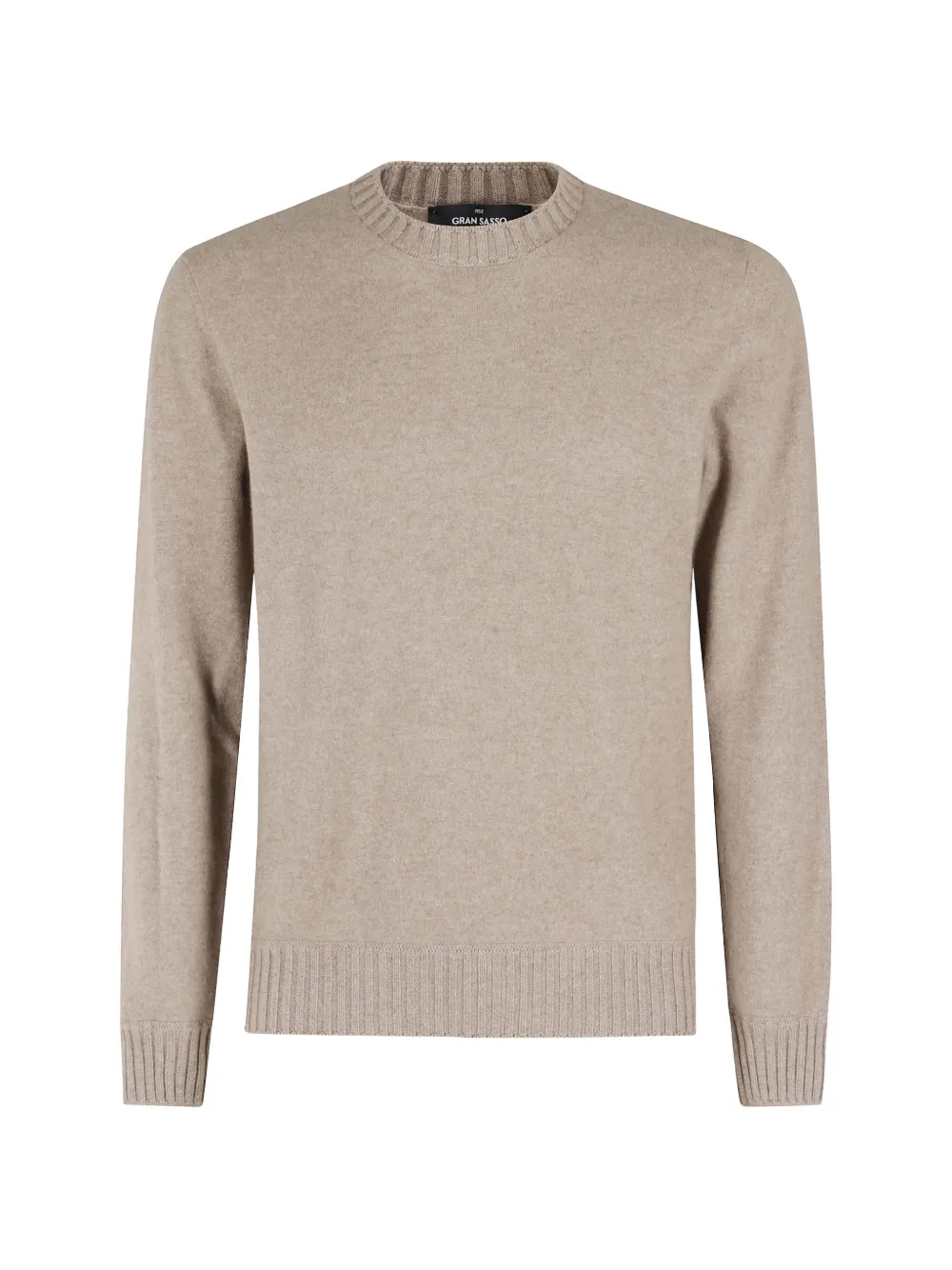 Gran Sasso crew-neck ribbed-trim sweater - Toni neutri