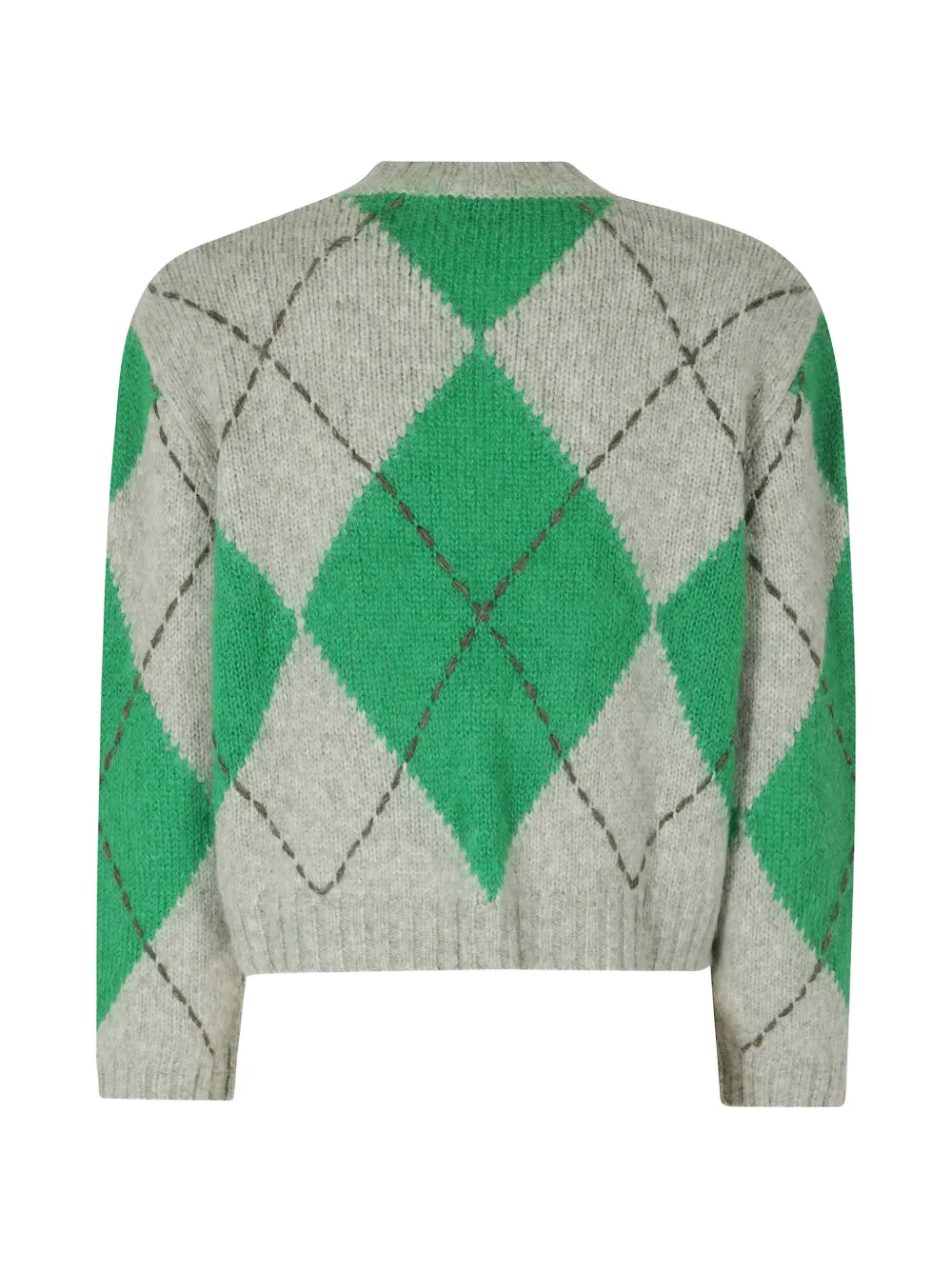 Ballantyne argyle-knit sweater Groen