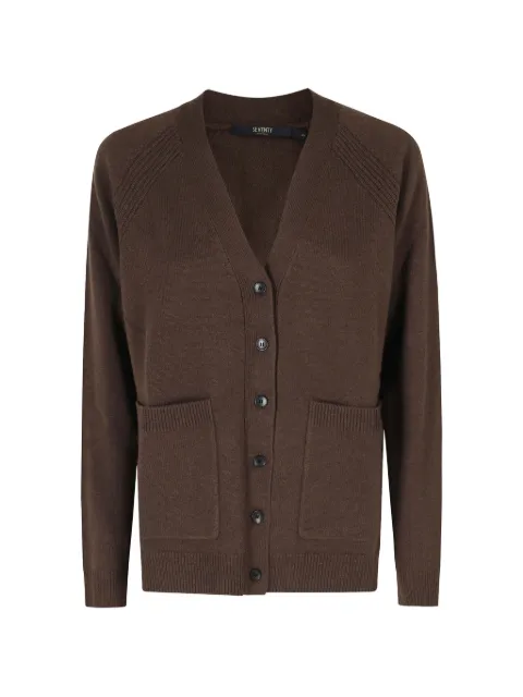 Seventy Cardigan mit V-Ausschnitt