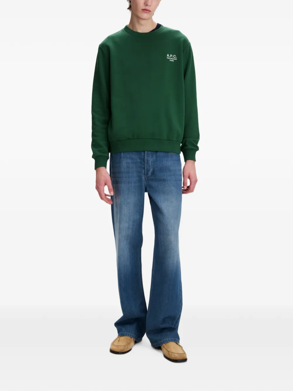 A.P.C. Rue Madame Paris sweater Groen
