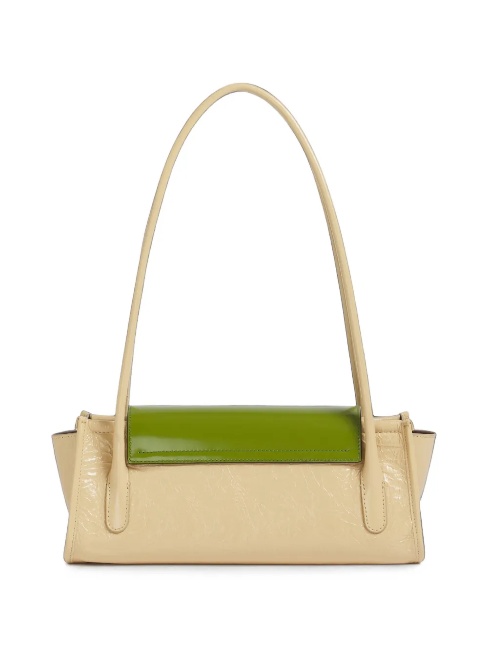 Marni Trunkette leren tas Beige