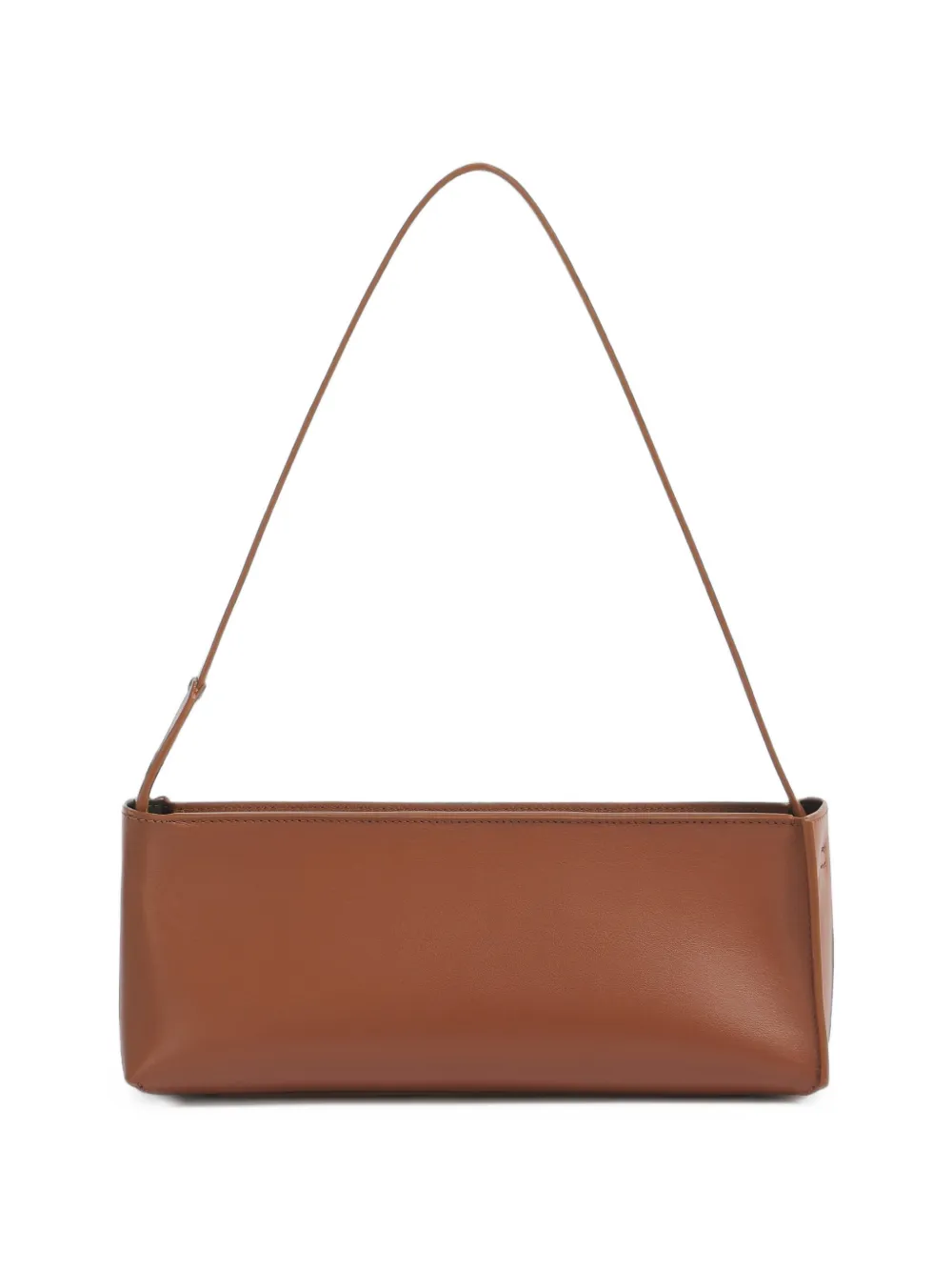 Marni Museo leren schoudertas Bruin
