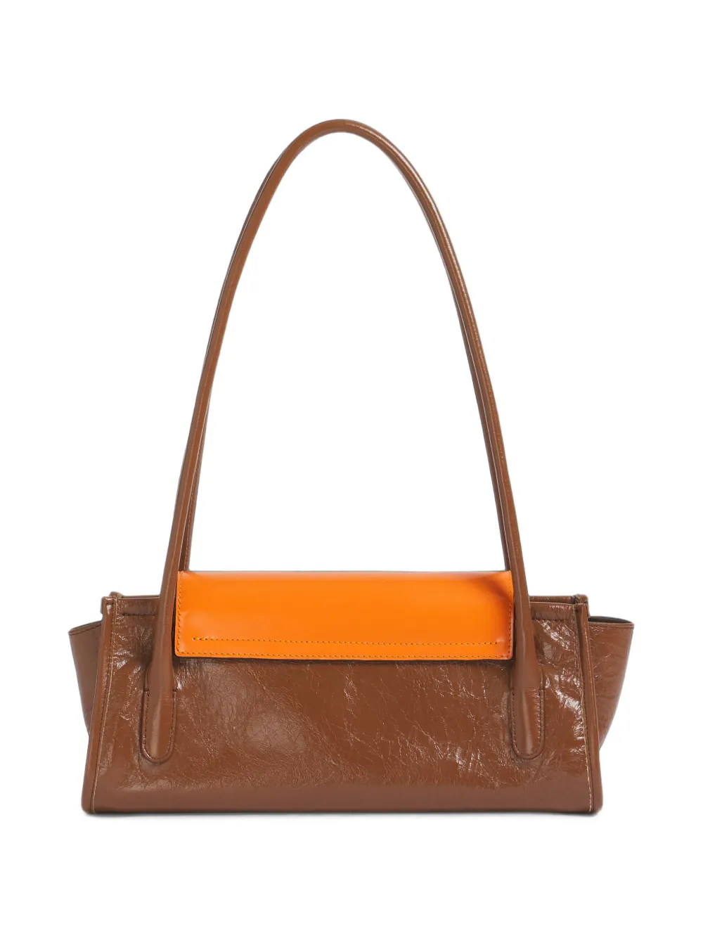 Marni Trunkette leren tas Bruin